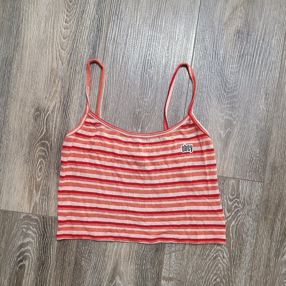 🍎Obey crop tank top🍎